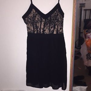 Black & Rose pink/cream lace dress